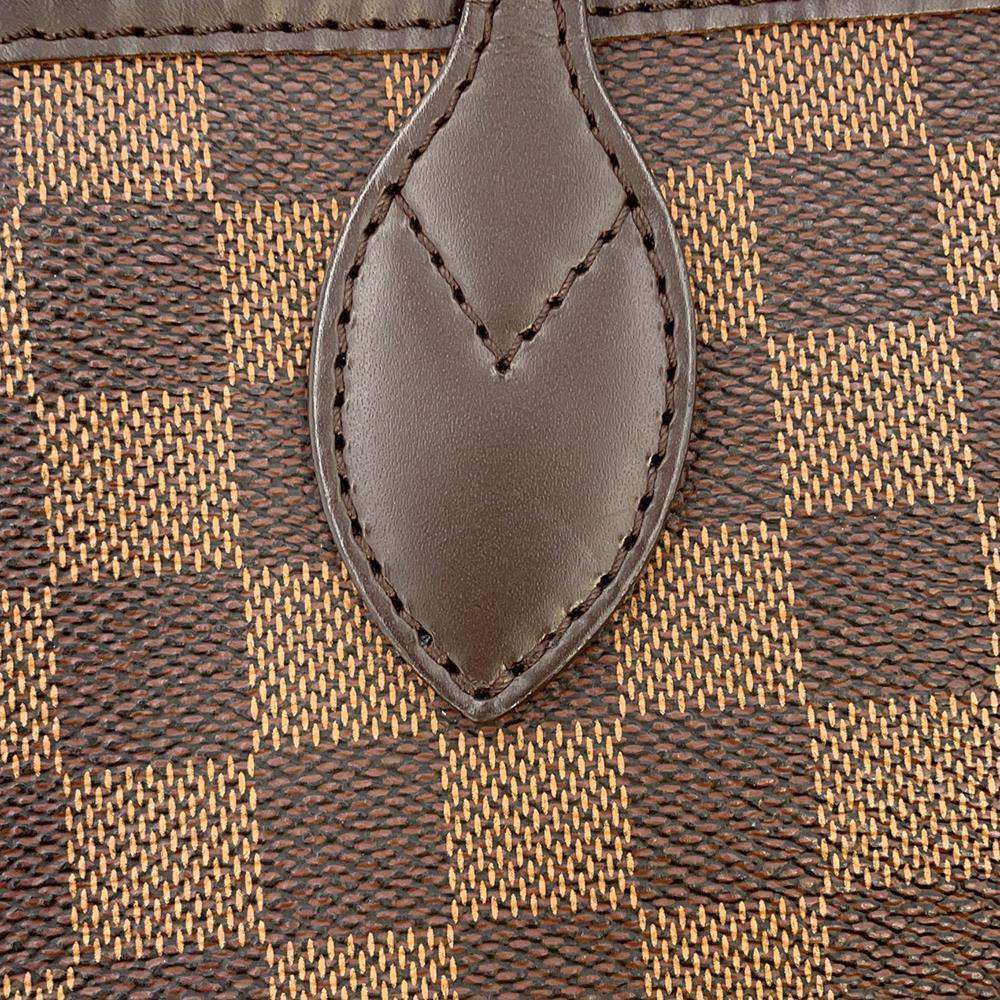 Louis Vuitton Damier Ebene Brown Neverfull Tote Bag - Picture 11 of 12